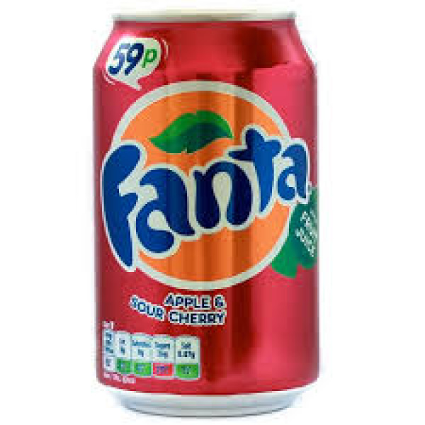 Fanta apple cherry 0.33 can