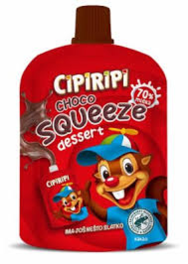 #Cipiripi Choco squeeze dessert 80gr