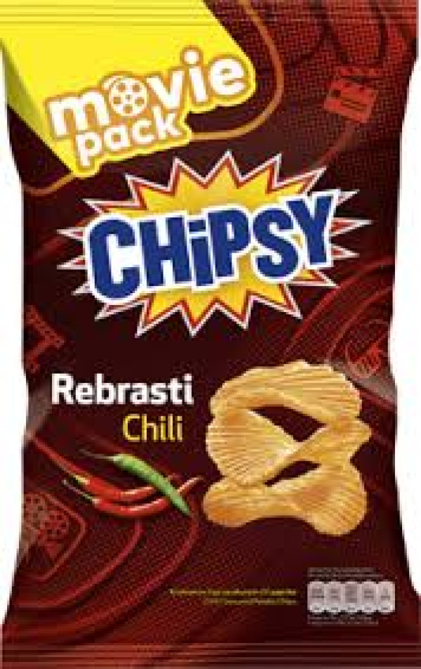 *Chipsy X cut chili 95gr.