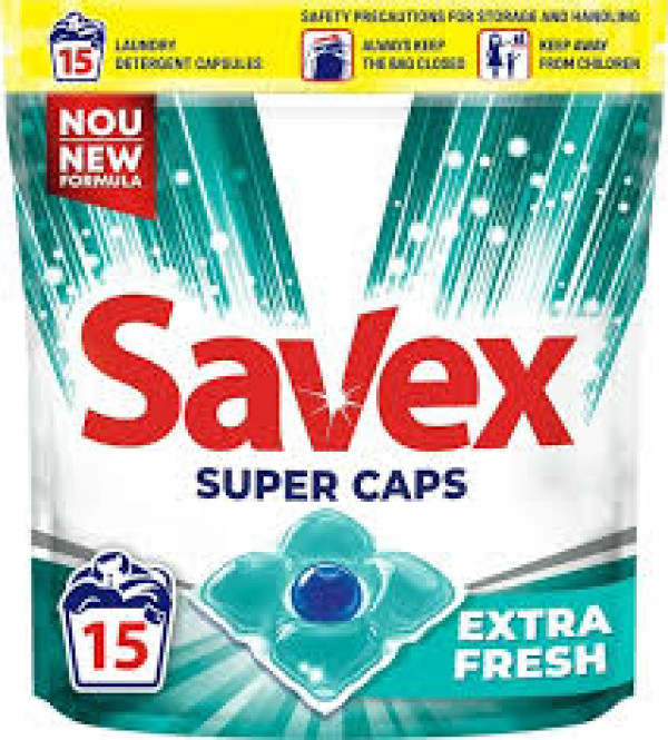 Savex Super Caps Extra Fresh 15