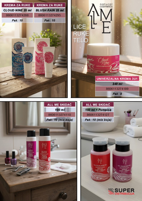 All me univerzalna krema cloud nine 240ml