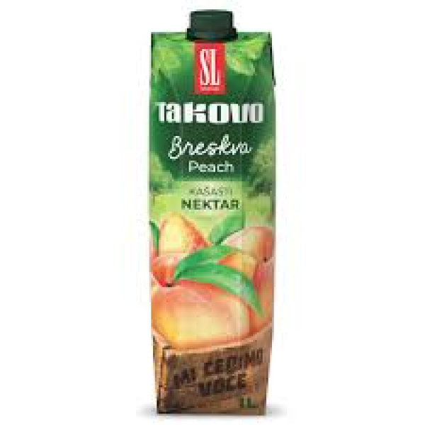 Voćni kašasti nektar breskva 1l. - Takovo