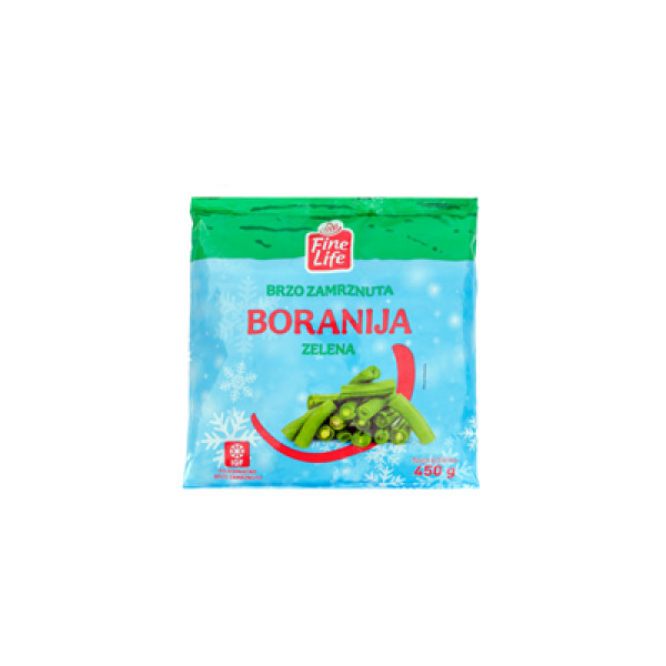 Fine life  zelena boranija 450gr