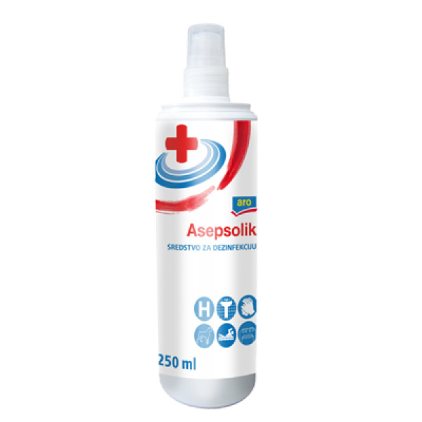 Asepsol sa pumpicom 250ml. - Aro