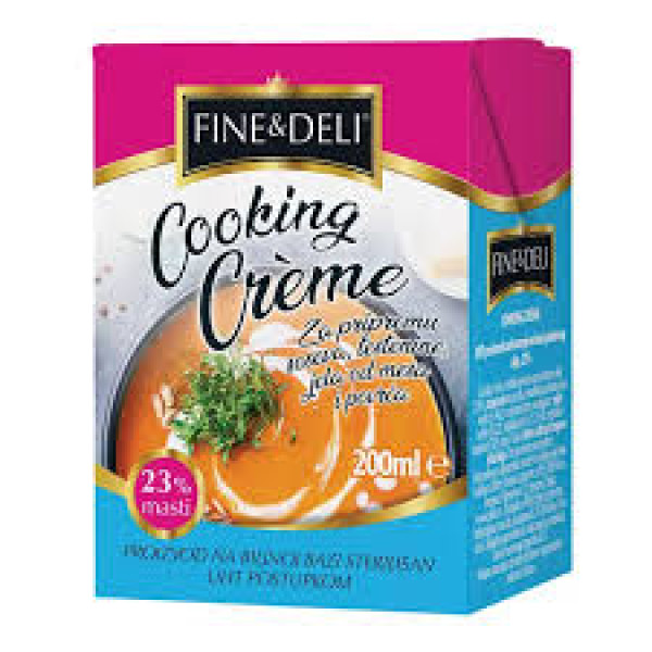 #Fine&deli cooking krem za kuvanje 23%mm 0.2l