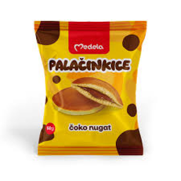 Medela palačinkice čokolada nougat 50gr.